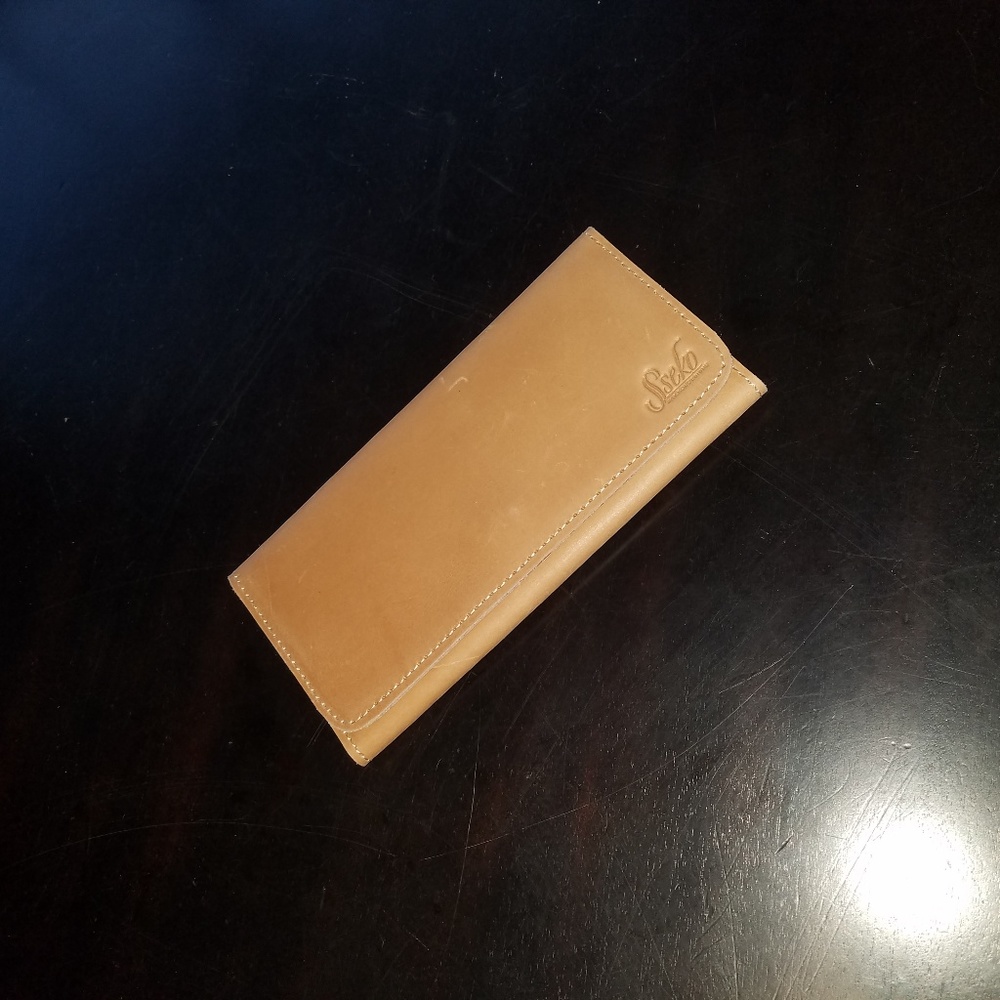 Oiled Caramel Leather Wallet